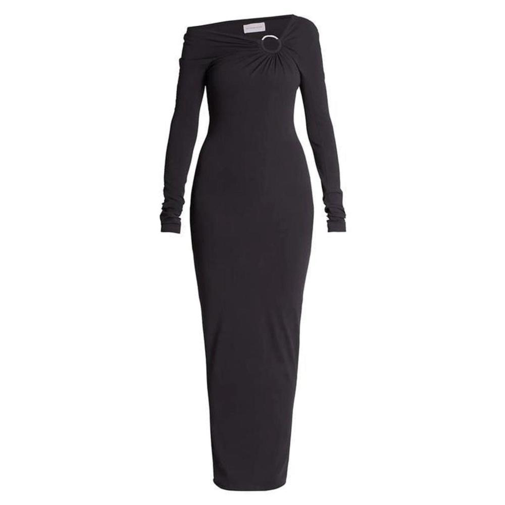 Alexandre Vauthier - Embellished Jersey Off-The-Shoulder Dress - FR 40